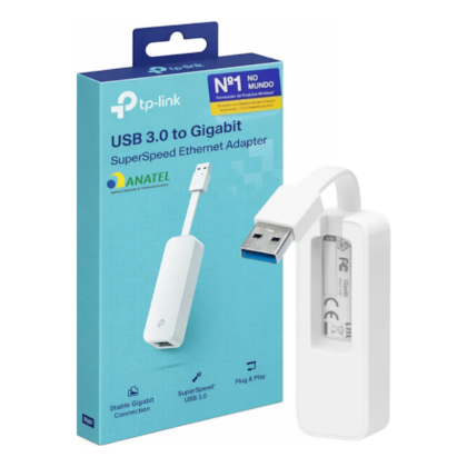 Adaptador De Rede Tp-Link Ue300 Usb 3.0 Ethernet Gigabit Un/5.x