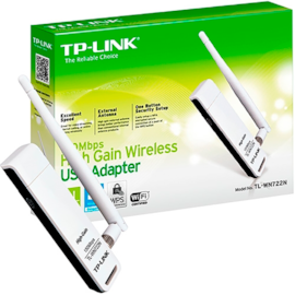 Adaptador De Rede Wireless Tp-link Tl-wn722n Usb 150mbps