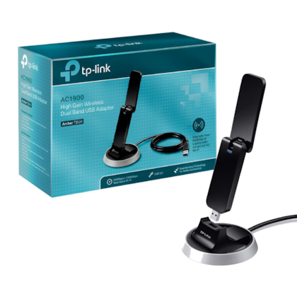 Adaptador De Rede Wirelles Tp-link Archer T9uh Ac1900 Dualban 2.4/5.0ghz Usb