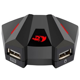 Adaptador De Teclado E Mouse Redragon Vulcan Para Console Xbox One Ps4 Nintendo Switch Ps3 Ga-250