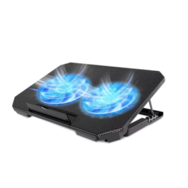 Base Para Notebook B-Max Bm-763 17" Usb 2.0 Leds Azul 2 Fan 140Mm Preto