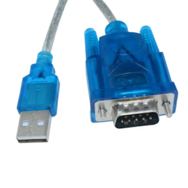Cabo Conversor Usb para Porta Serial Rs232 Db9 Macho Cor Azul Su-358
