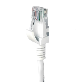 Cabo De Rede Plus Cable Patch Cord Cat6 10M Branco Pc-Eth6U100Wh