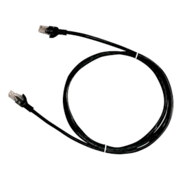 Cabo De Rede Plus Cable Patch Cord Cat6E 1,5M Preto Pc-Eth6U15Bk