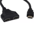 Cabo Splitter Y Hdmi Duplicador 1 Macho Para 2 Fêmea