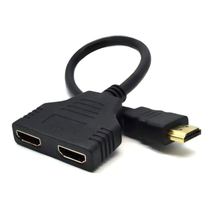 Cabo Splitter Y Hdmi Duplicador 1 Macho Para 2 Fêmea