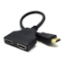 Cabo Splitter Y Hdmi Duplicador 1 Macho Para 2 Fêmea