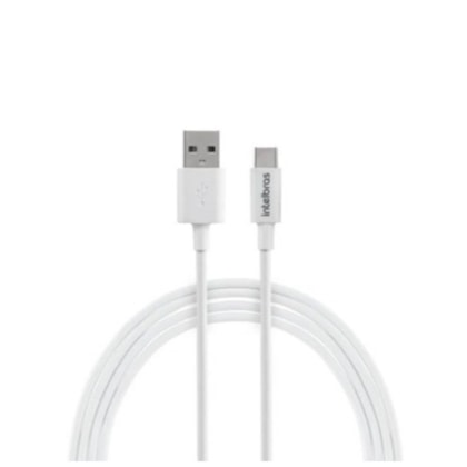 Cabo Usb-c Intelbras 1,2m Pvc Branco Euac 12pb