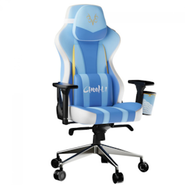 Cadeira Cooler Master Caliber X2 Street Fighter 6 Chun-li Reclinável 4d Branco E Azul Cmi-gcx2-chunli