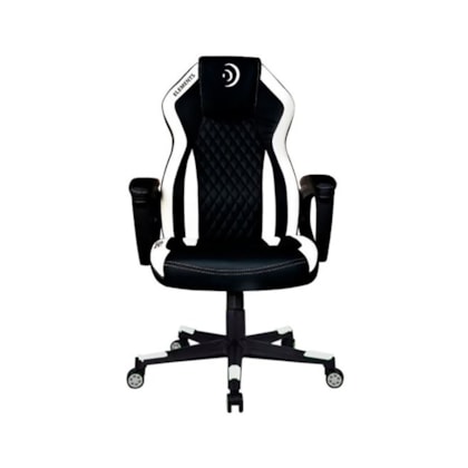 CADEIRA GAMER ELEMENTS AER PRETO/BRANCO