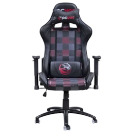 CADEIRA GAMER PCYES MAD RACER V8 GTI VERMELHA MADV8VMGTIGL