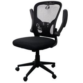 Cadeira Keytime Sitsmart 1D Suporta Até 120Kg Ajuste Altura E Inclinação Preto Kyt00040