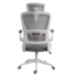 Cadeira Office Redragon Hela Suporta Até 130kg Ajuste Altura Cinza E Branco C214-w