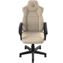 Cadeira Pc Yes Mad Racer Sti Comfort Kalahari Suporta Até 120Kg Ajuste Altura E Inclinação Bege Pcsti-Kr