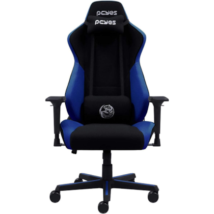 Cadeira Pcyes Mad Racer V8 Turbo Até 120kg Descanso De Braço 4d Azul V8tbmadaz