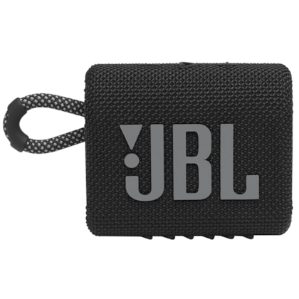 Caixa De Som Bluetooth Jbl Go3 4.2w Bivolt À Prova D'água Preto Jblgo3blk