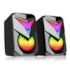 Caixa De Som E Subwoofer Redragon Toccata Rgb Usb 3.5 Mm 5W Sub 3W Caixa Gs700