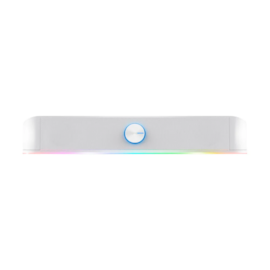 Caixa De Som Gaming Xtrust Rhox Rgb 6W Usb Branco Gxt 1619W