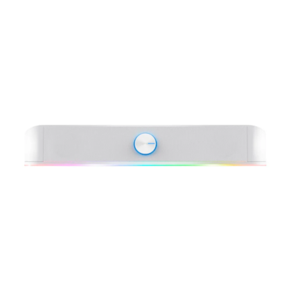 Caixa De Som Gaming Xtrust Rhox Rgb 6W Usb Branco Gxt 1619W