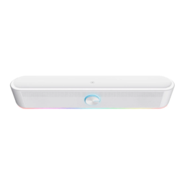 Caixa De Som Gaming Xtrust Rhox Rgb 6W Usb Branco Gxt 1619W