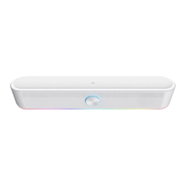 Caixa De Som Gaming Xtrust Thorne Rgb 6W Usb Branco Gxt 619W