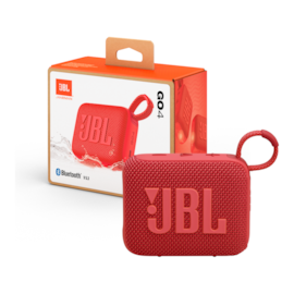 Caixa De Som Jbl Go 4 Bluetooth 4.2W Vermelha Jblgo4Redam