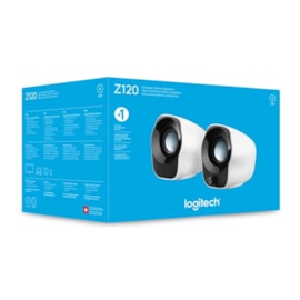 CAIXA DE SOM LOGITECH Z120 2.0 2W USB PRETO