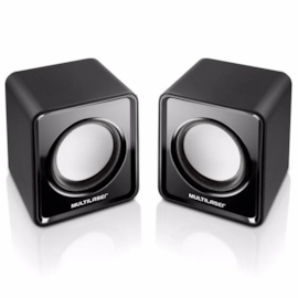 Caixa De Som Multilaser 2.0 3w Rms Usb E P2 Preto Sp144