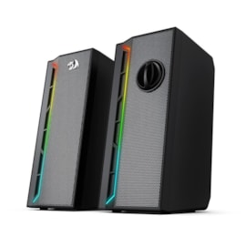 Caixa De Som Redragon Calliope Rgb Usb 3,5 Mm 2X 3W Stereo 2.0 Preto Gs580