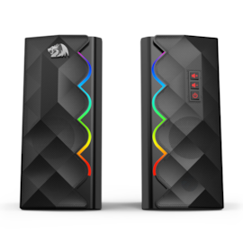 Caixa De Som Redragon Cipher Rgb Usb 3.5Mm 5W X2 Preto Gs522