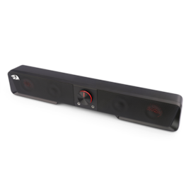 Caixa De Som Redragon Darknets Soundbar Rgb 6w Usb P2 Preto Gs570