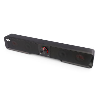 Caixa De Som Redragon Darknets Soundbar Rgb 6w Usb P2 Preto Gs570