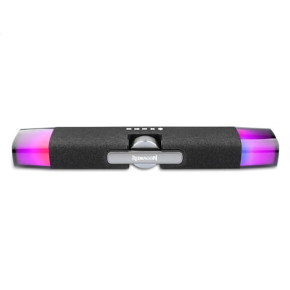 Caixa De Som Redragon Dora Soundbar Rgb 6w Bluetooth Usb Tipo C Preto Gs512