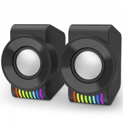 Caixa De Som Redragon Kage Usb Stereo 2.0 3wx2 Preto Gs514