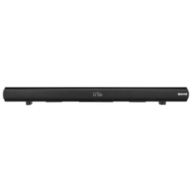 Caixa De Som Redragon Multi Soundbar Janna 2X 20W Bluetooth 5.0 Hdmi Usb P2 Entrada Óptica Preto Gs815