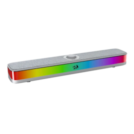 Caixa De Som Redragon Neo Soundbar Rgb 5Wx2 Bluetooth Usb Tipo C Cinza Gs515G