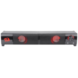 Caixa De Som Redragon Orpheus 3,5 Mm 2 X 3W Stereo 2.0 Led Vermelho Preto Gs550