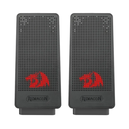 Caixa De Som Redragon Ranch Usb 3,5 Mm 2X 3W Stereo 2.0 Preto Gs513