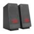 Caixa De Som Redragon Ranch Usb 3,5 Mm 2X 3W Stereo 2.0 Preto Gs513