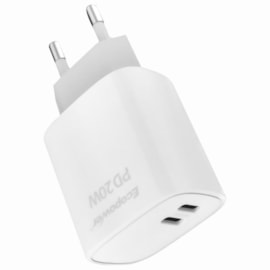 Carregador Ecopower Ep-7026 2 Entrada Tipo C 20w Branco