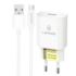 Carregador Lehmox Le-511-04 1 Entrada Tipo C 1 Entrada Usb 3.0 5V 3.1A Branco