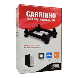 Carrinho Para Cpu Force Line com Rodinhas 4624