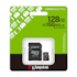 Cartao De Memória Kingston Sdxc 128Gb Class 10 U1 V10 A1 Canvas 150Mb/S C/ Adaptador Sdcs3/128Gb