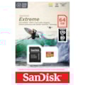 Cartão De Memória Sandisk Extreme 64gb Micro Sd...