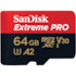 Cartão De Memória Sandisk Extreme Pro 64gb Microsdxc Uhs-i Classe 10 200 Mb/s Com Adaptador Sdsqxcu-064g-gn6ma