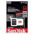 Cartão De Memória Sandisk Extreme Sdxc 256gb Class 10 190 Mb/s C/ Adaptador Sdsqxav-256g-gn6ma