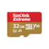 Cartão De Memória Sandisk Extreme Sdxc 32gb Class 10 150 Mb/s C/ Adaptador Sdsqxaf-032g-gn6ma