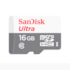 Cartão De Memória Sandisk Ultra+ 16gb Classe 10 Com Adaptador 80mbs Sdsquns-016g-gn3ma