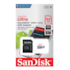 Cartão De Memória Sandisk Ultra Sandisk 64gb 100 Mb/s C/ Adaptador Sdsqunr-064g-gn3ma