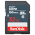 Cartão De Memória Sandisk Ultra Sdhc Uhs-i 32gb 100mbs Sdsdunr-032g-gn3in